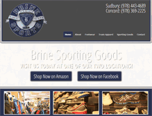 Tablet Screenshot of brinesports.com